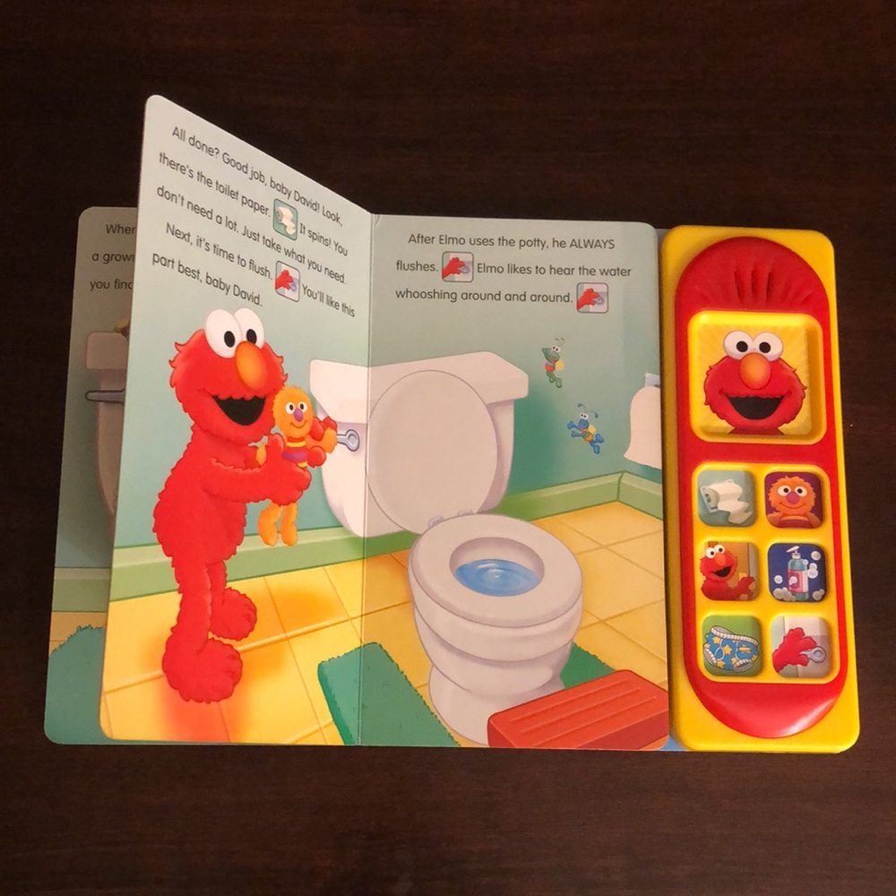 Sesame Street Potty Time with Elmo (Potty Training Sound Book) - Picture 7 of 9